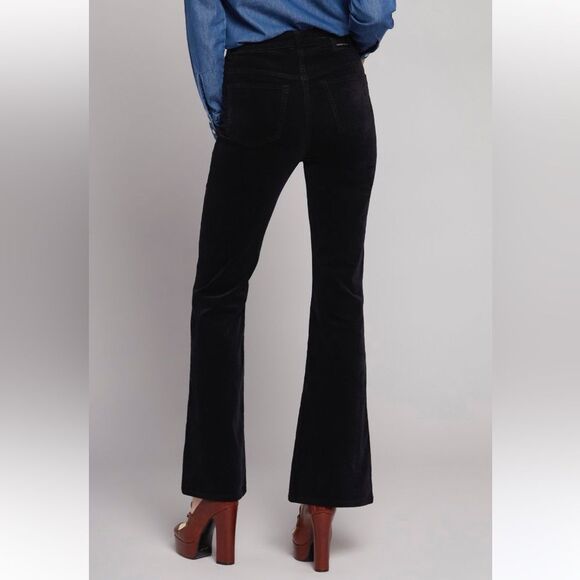 Current Elliott The Side Street Velvet Flare Jean - Picture 6 of 13